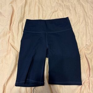 High-Waist navy Women’s Bike Shorts